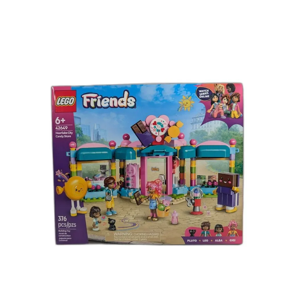 LEGO Friends 42649 Heartlake City Candy Store Building Set 376 Pcs Sealed